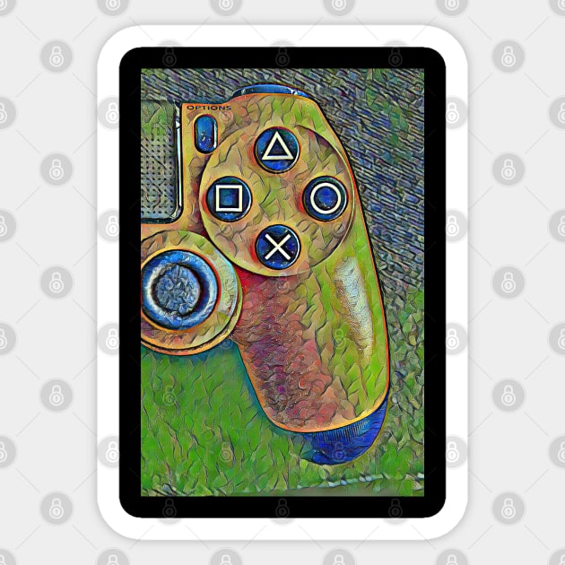 ps4 controller pastel colors Sticker by Guntah